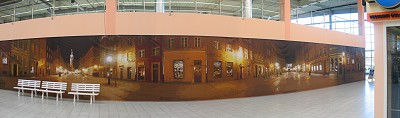 Panorama z Gdańska wydrukowana w sklepie Castorama w Zielonej Górze