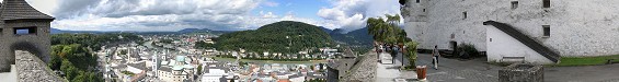 Twierdza Hohensalzburg, Salzburg, Austria - Panorama 360 stopni